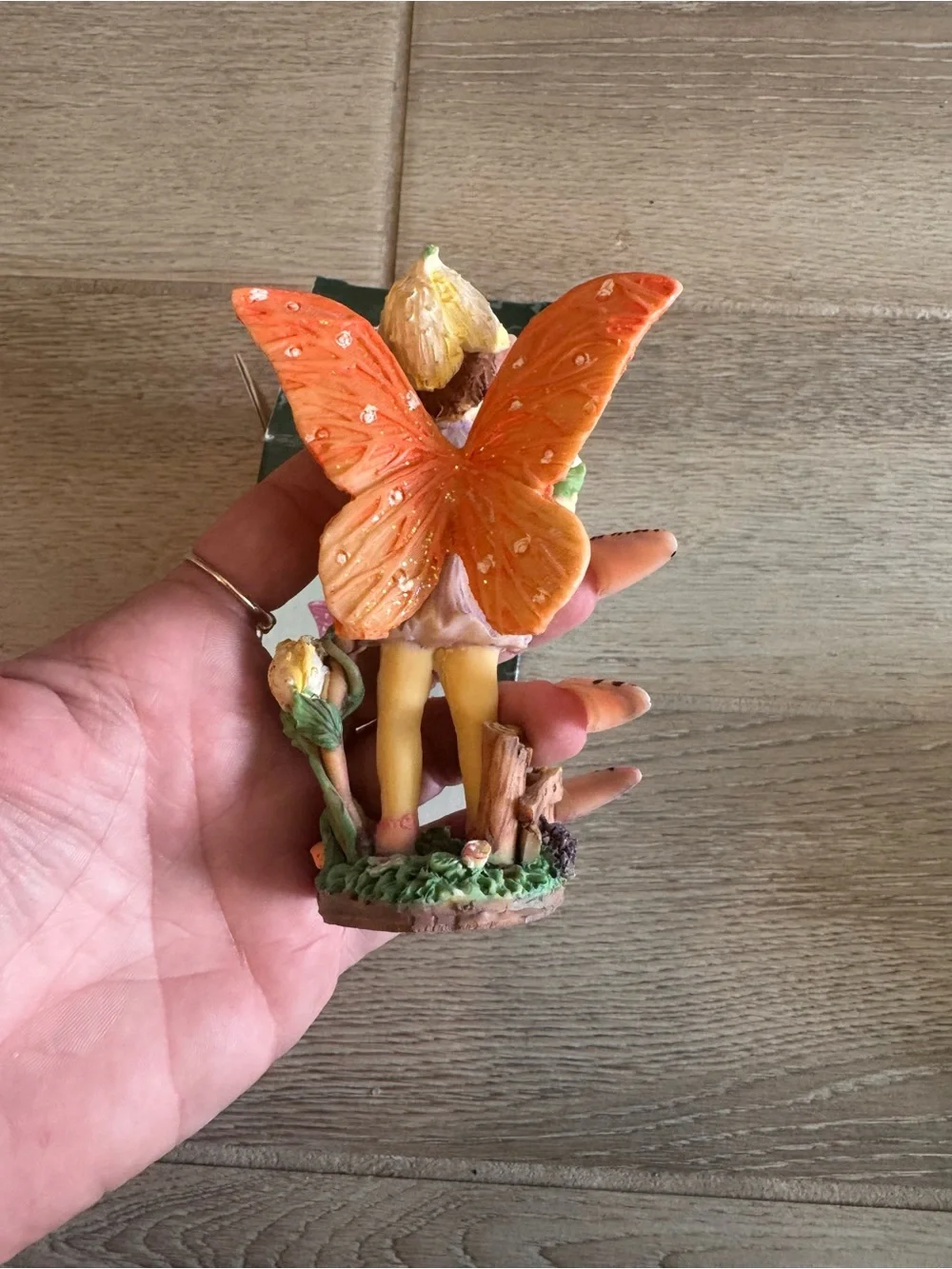 Fairy Figurine - Orange & Yellow Fairy Home Party Decor
